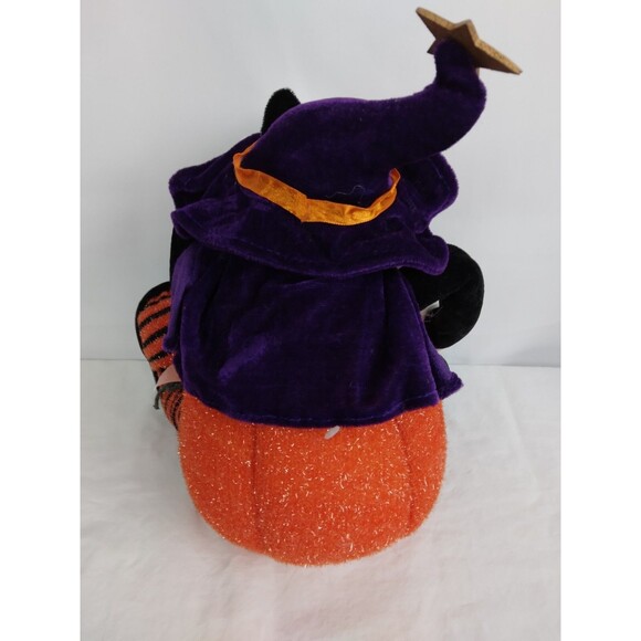 Witch Cat Halloween Decor Figurine Shelf Sitter Cute Halloween Decor Whimsical - Picture 6 of 9